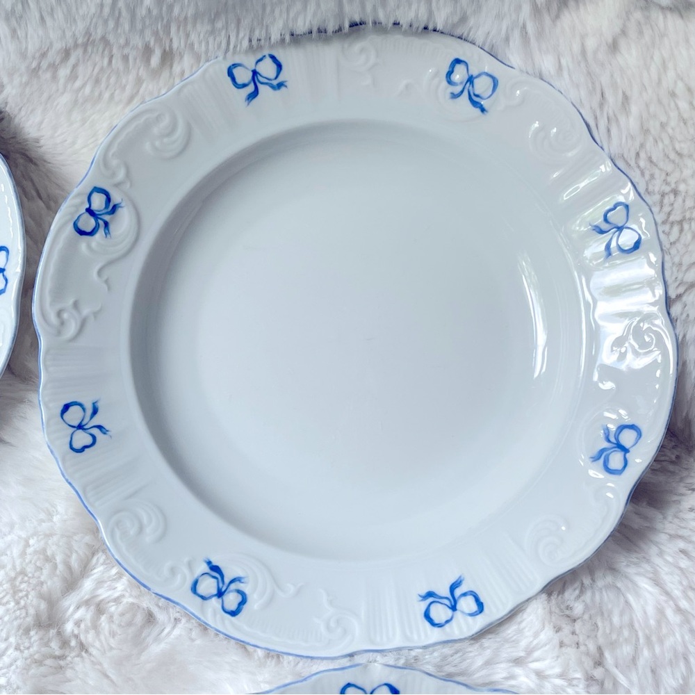 Ruban Blue by Vista Alegre Large Rim Soup Bowl